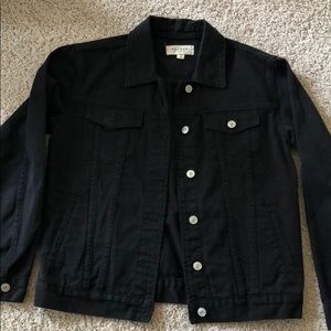 Black jean jacket